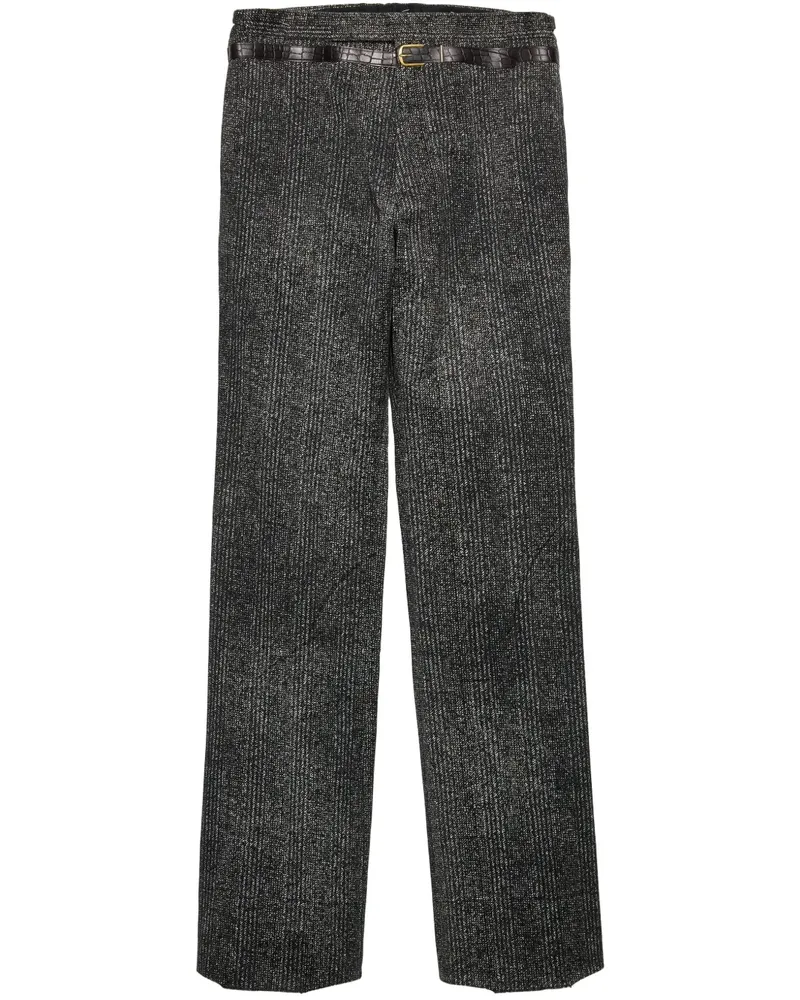 Prada Hose aus Gabardine - Grau Grau
