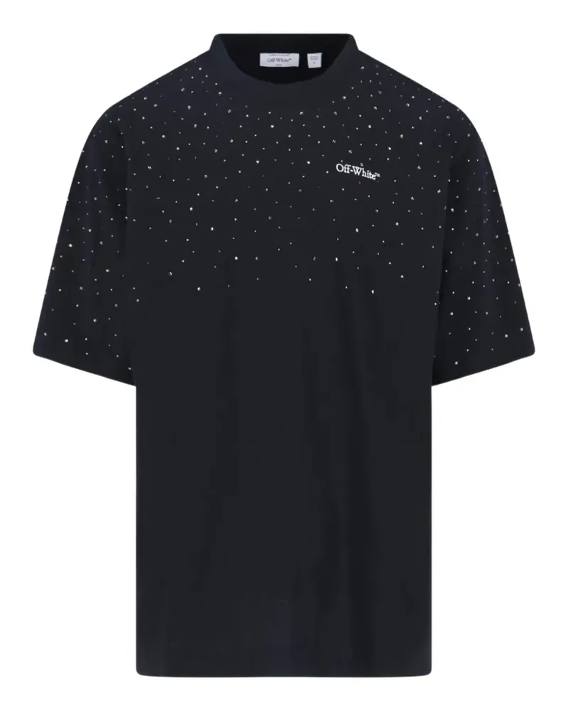 OFF-WHITE logo-detail T-shirt - Schwarz Schwarz