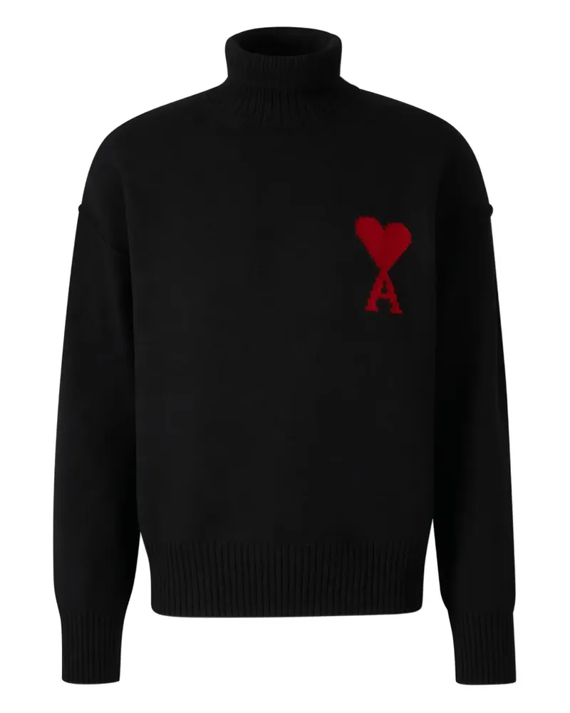AMI Paris high-neck sweater - Schwarz Schwarz
