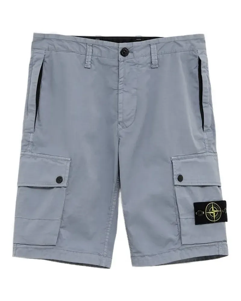 Stone Island cargo patch shorts - Blau Blau