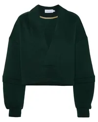 Ioana Ciolacu Sweatshirt mit V-Ausschnitt Grün