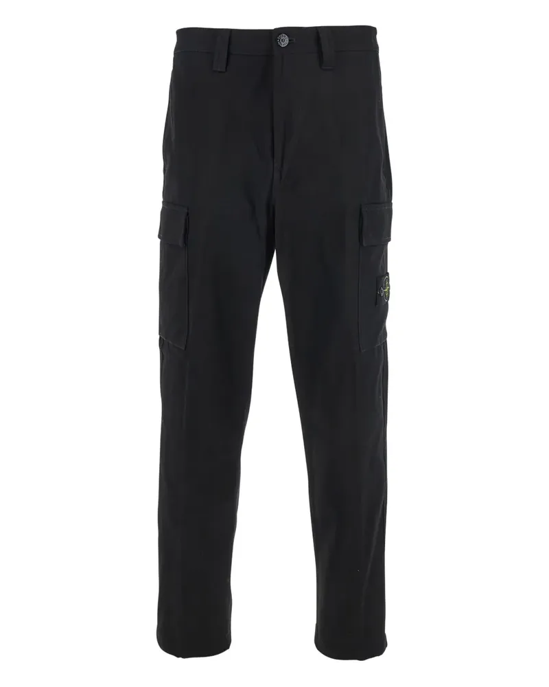 Stone Island Hose mit aufgesetzter Tasche - Schwarz Schwarz