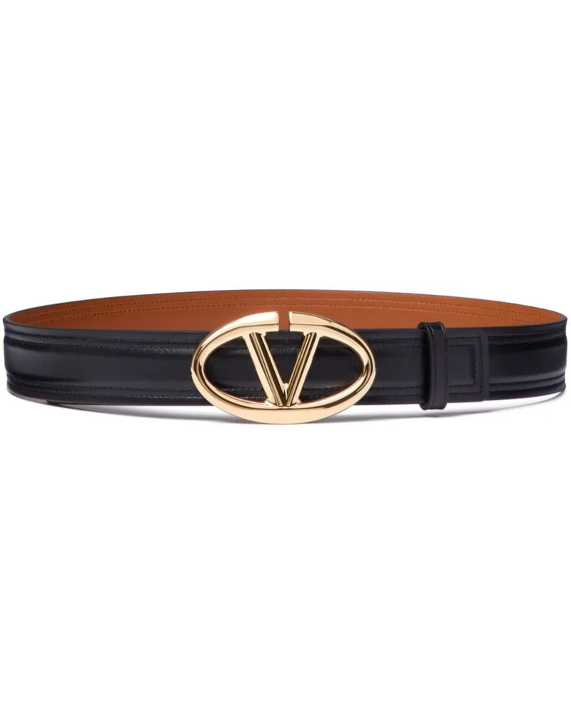Valentino Garavani VLogo The Bold Edition Gürtel 30mm - Schwarz Schwarz