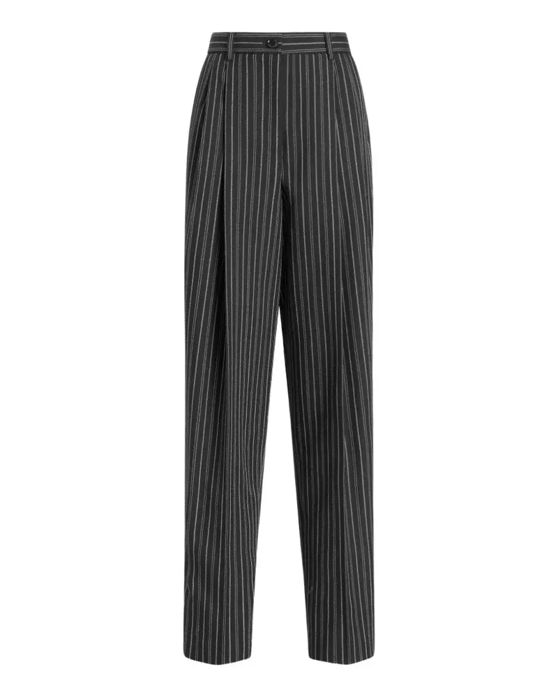 Dolce & Gabbana Hose mit Nadelstreifen - Schwarz Schwarz