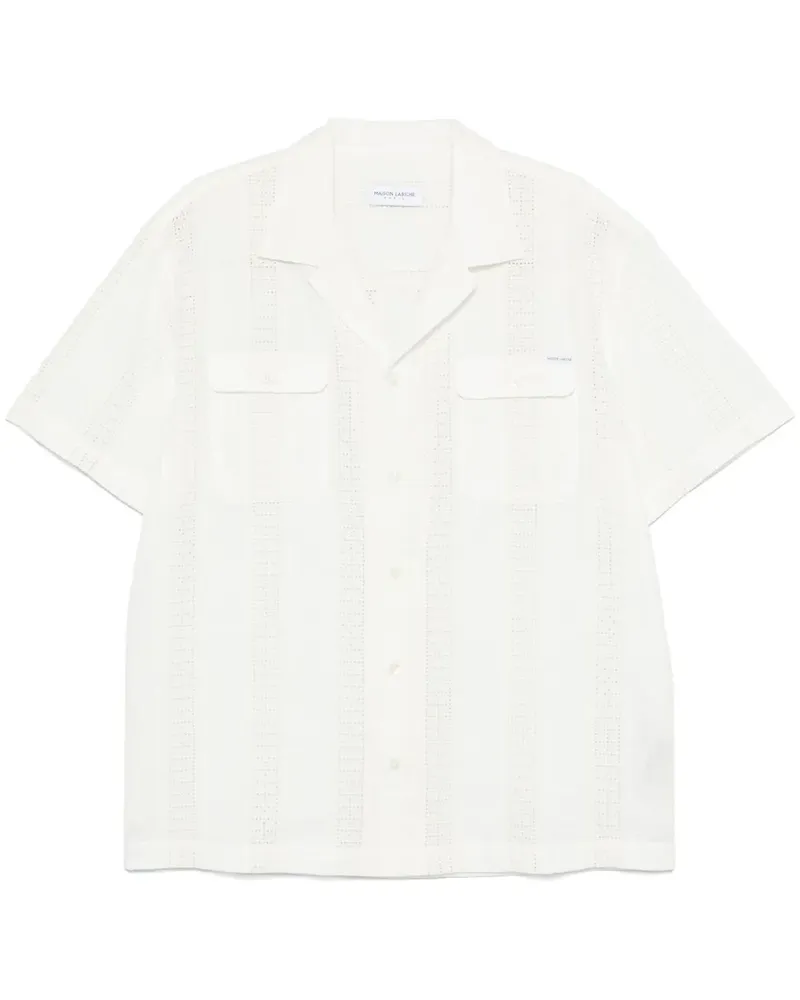 Maison Labiche Laurens Hemd - Weiß Weiß