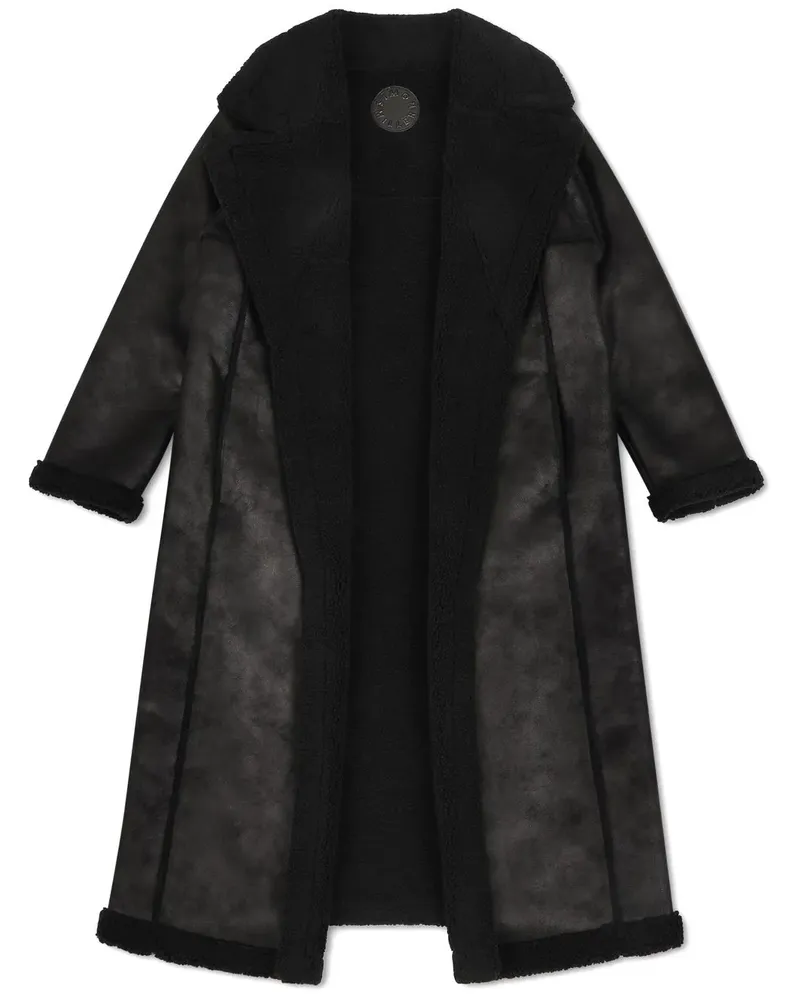 Simon Miller Jetz Mantel aus Faux Shearling - Schwarz Schwarz