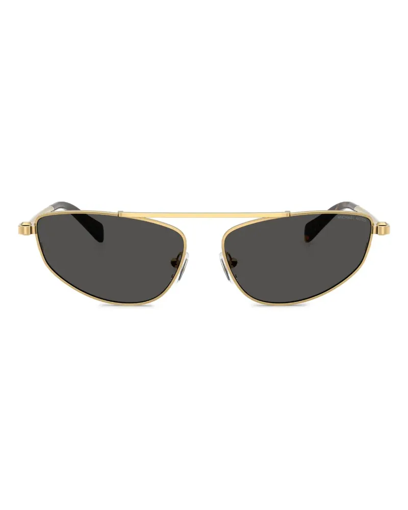 Michael Kors Buenos Aires Sonnenbrille - Yellow Gold Shiny Yellow