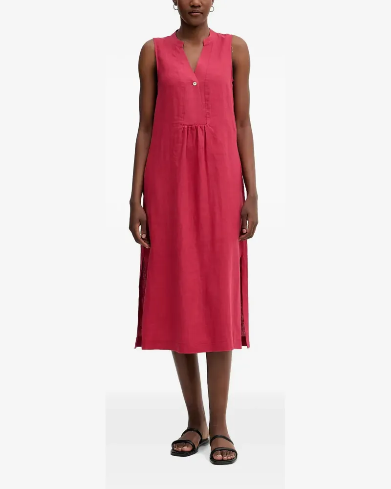Benetton sleeveless side-slit midi dress - Rot Rot