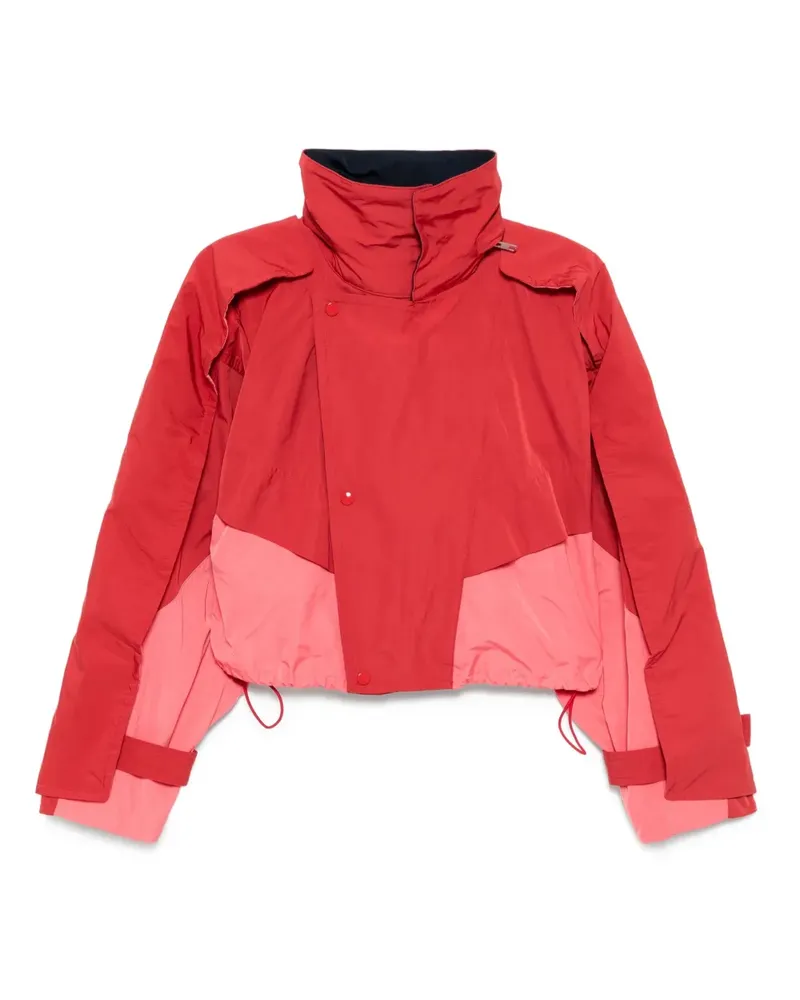 Toga Cropped-Jacke mit Rundhalsausschnitt - Rot Rot