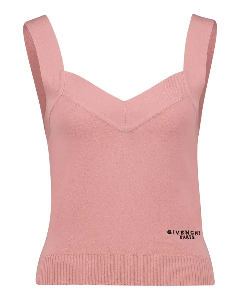 Givenchy V-neck sleeveless top - Rosa Rosa