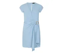 Minikleid mit Schmucksteinen - Blau