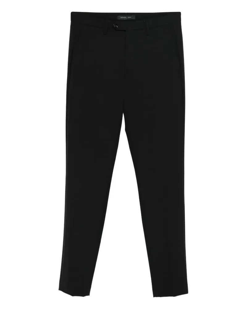 MICHAEL COAL tailored trousers - Schwarz Schwarz