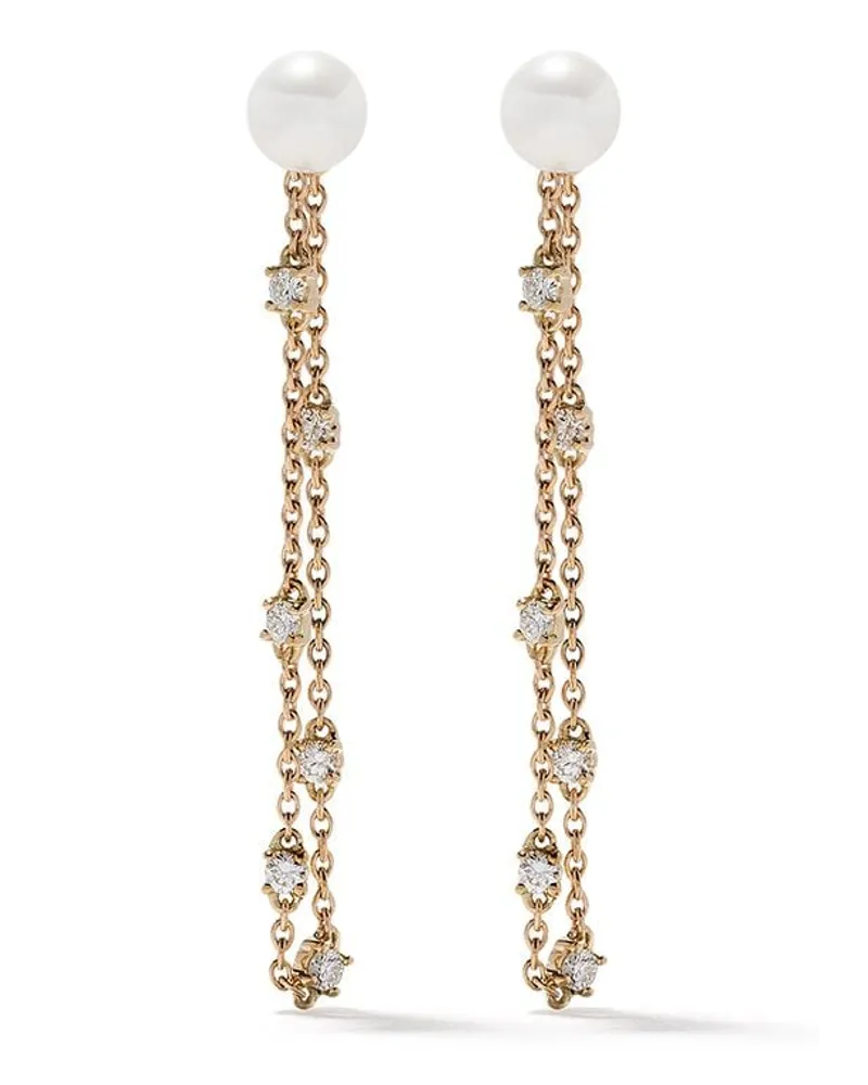 YOKO London 18kt 'Trend' Goldohrringe mit Diamanten Gold