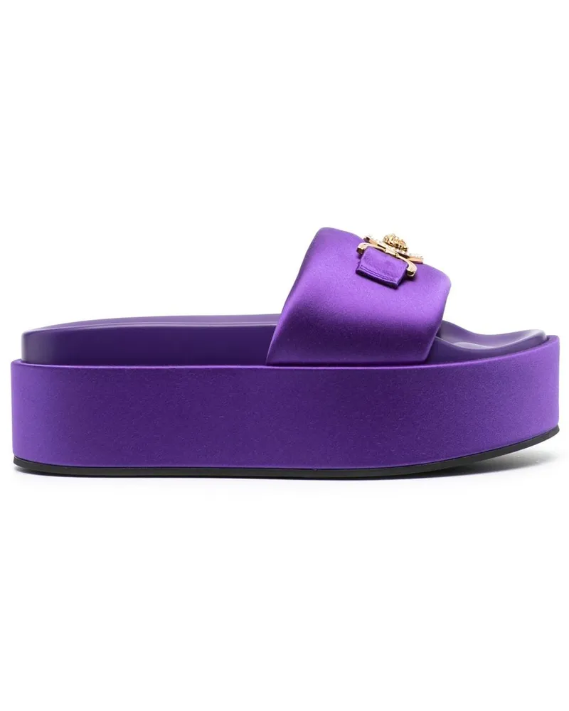 Versace Medusa Head Pantoletten - Violett Violett