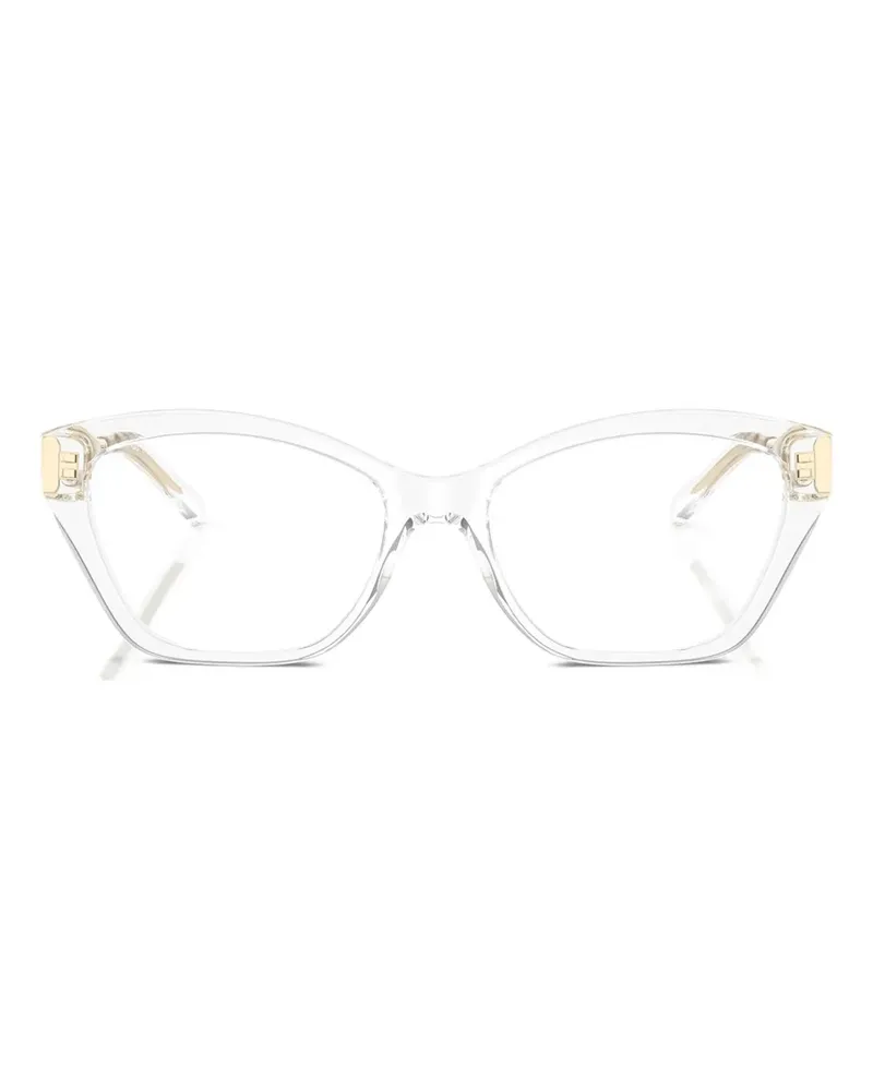 Michael Kors MK4136 Brille mit Kettendetail - Weiß Weiß