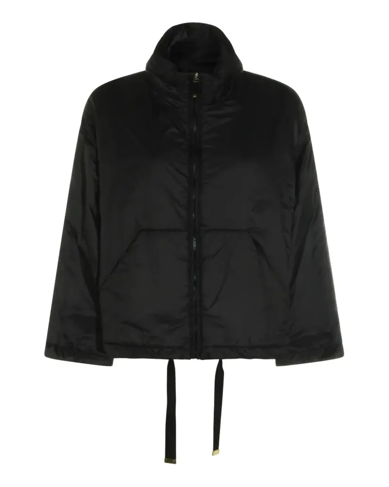 Max Mara The Cube Mantel mit Stehkragen - Schwarz Schwarz
