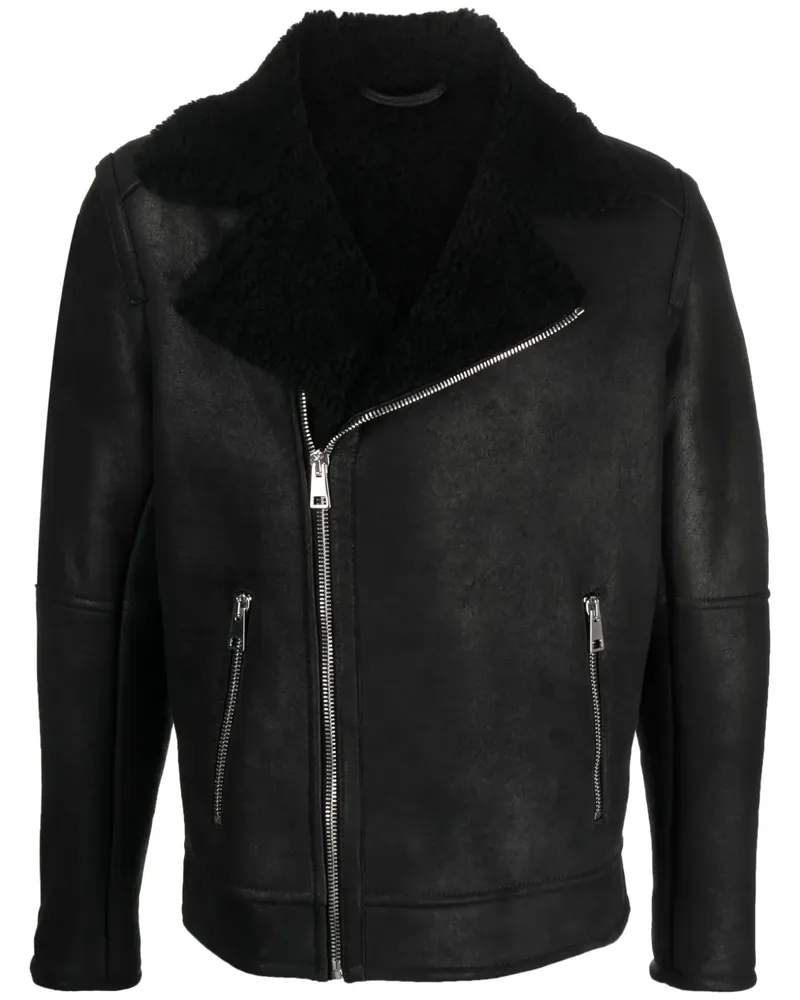 ERALDO Jacke aus Shearling - Schwarz Schwarz