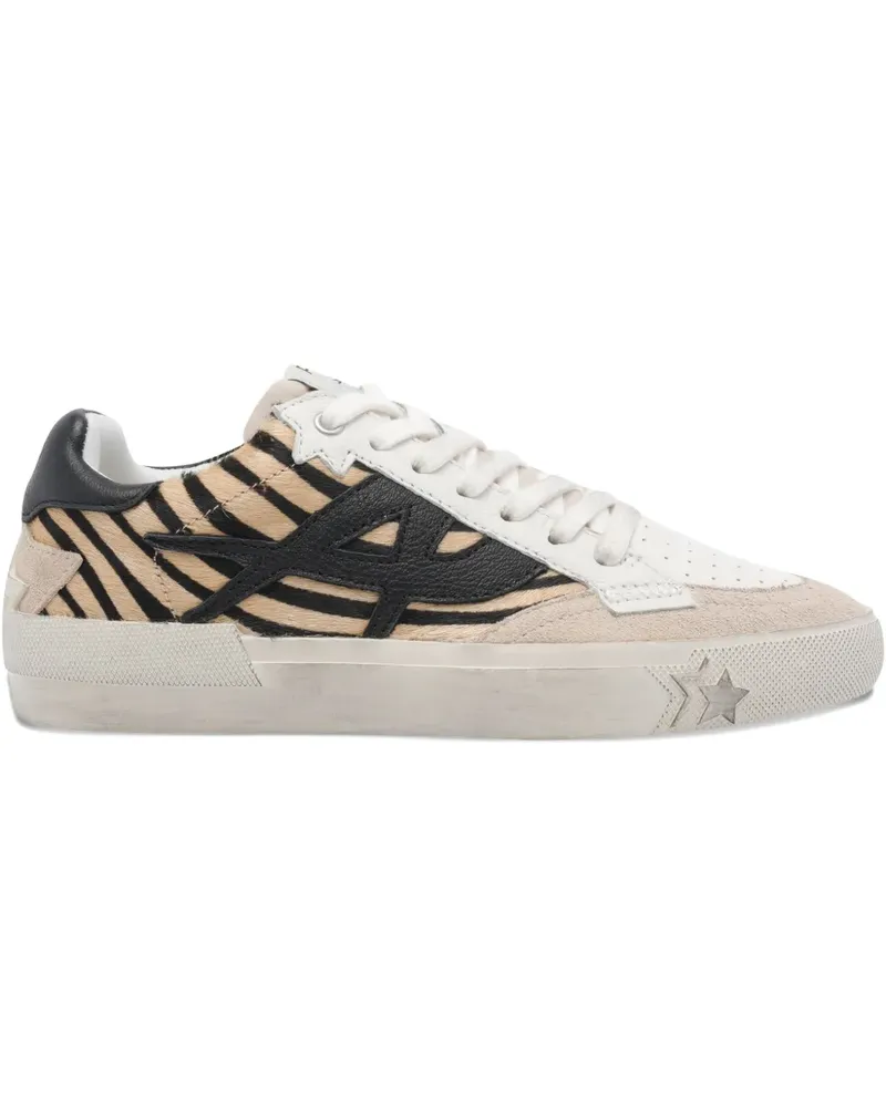 ash Moonlight Sneakers mit Zebra-Print - Nude Nude