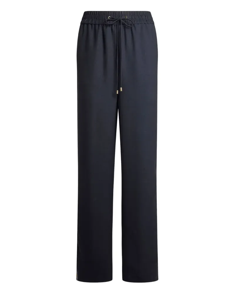 Etro drawstring wide-leg trousers - Blau Blau