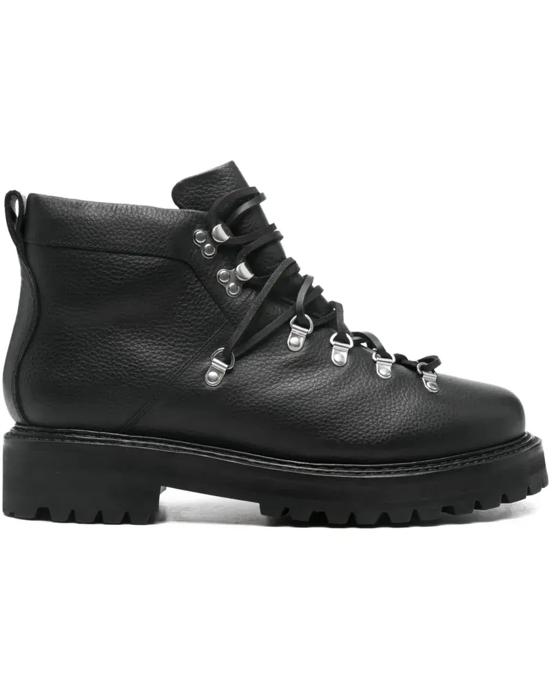 G.H. Bass & Co. Hiking-Boots aus Leder - Schwarz Schwarz