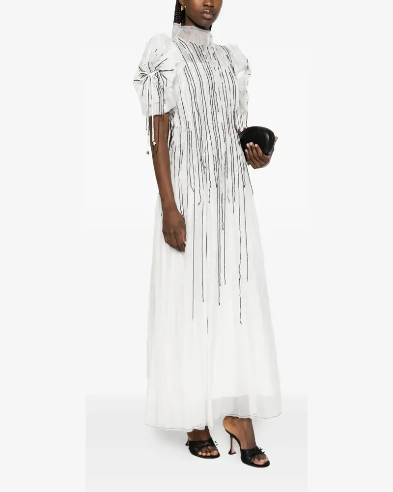 Aje. Clara embellished maxi dress - Weiß Weiß