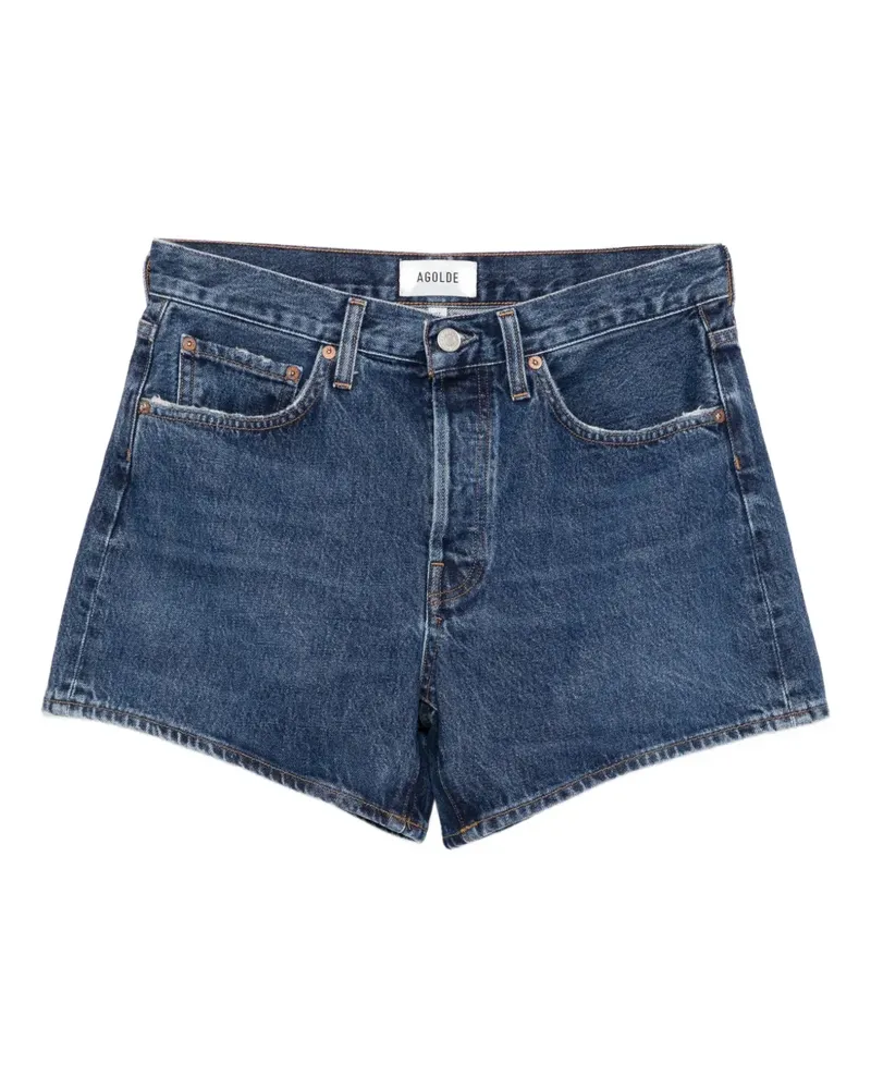 AGOLDE Jeans-Shorts im Five-Pocket-Design - Blau Blau