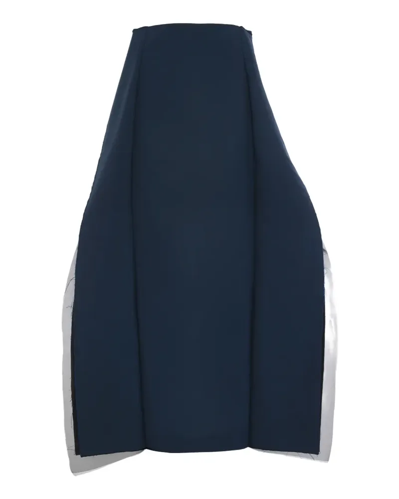 A.W.A.K.E. Maxirock mit hohem Bund - Blau Blau