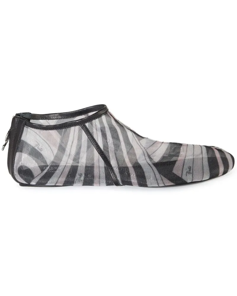 Emilio Pucci Stiefeletten mit Iride-Print - Schwarz Schwarz