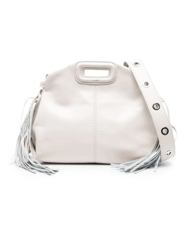 Maje Mini Miss M Schultertasche - Weiß Weiß