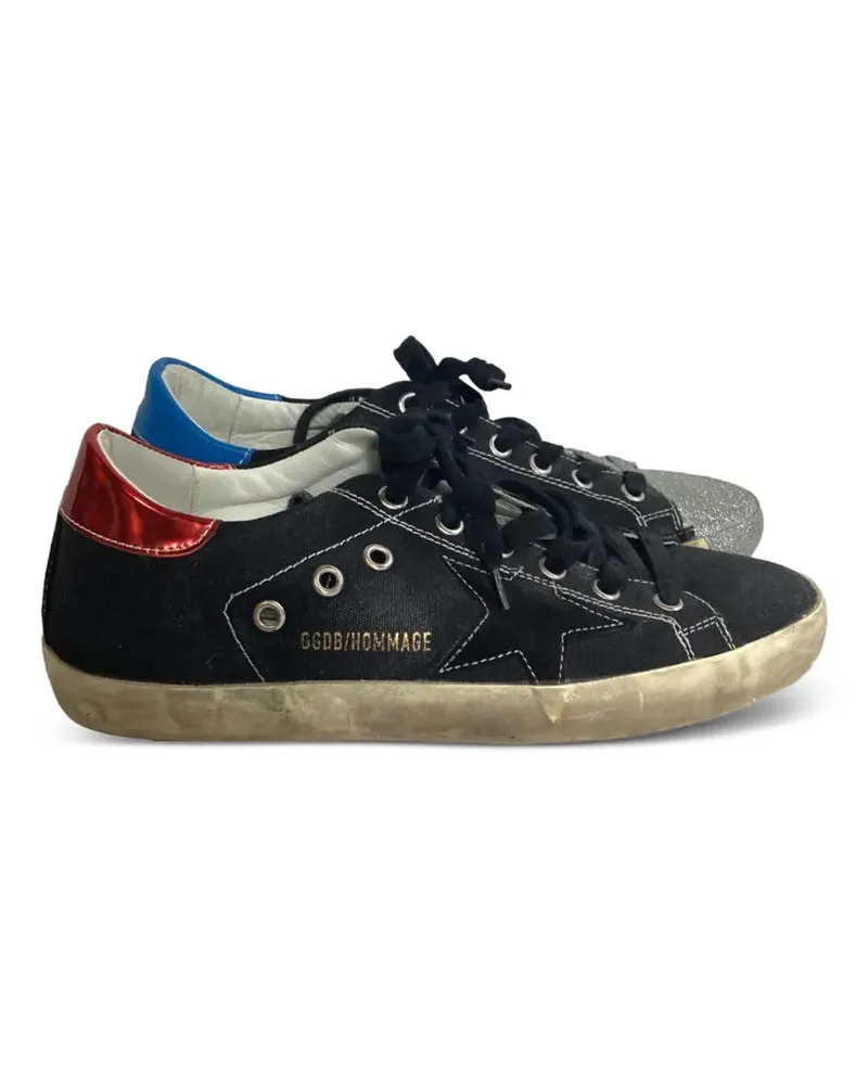 Golden Goose 2017 Sneakers aus Glitter-Canvas - Schwarz Schwarz