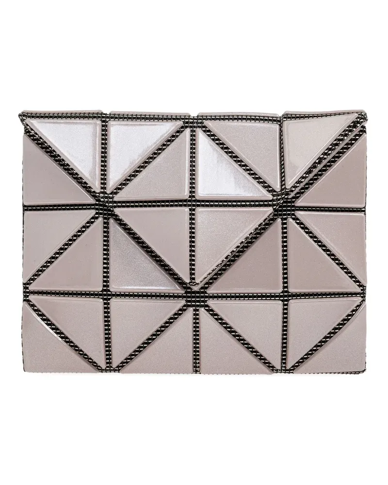 Issey Miyake geometric panel wallet - Nude Nude