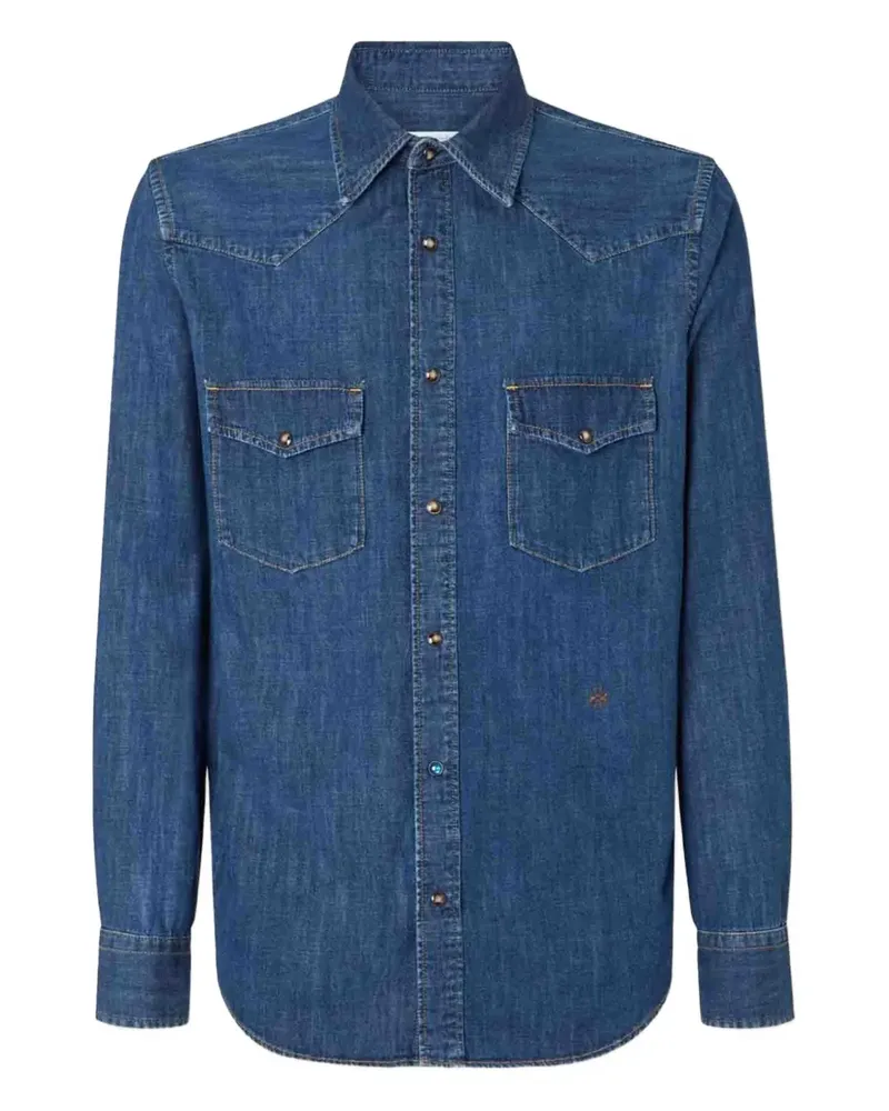 Jacob Cohën buttoned denim shirt - Blau Blau