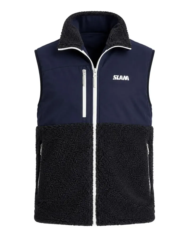 Slam Altura teddy-panels gilet - Blau Blau