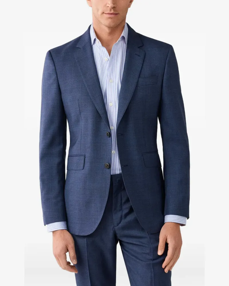 Hackett Anzug mit Prince of Wales-Karo - Blau Blau