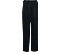 Satinhose mit geradem Bein - Blau