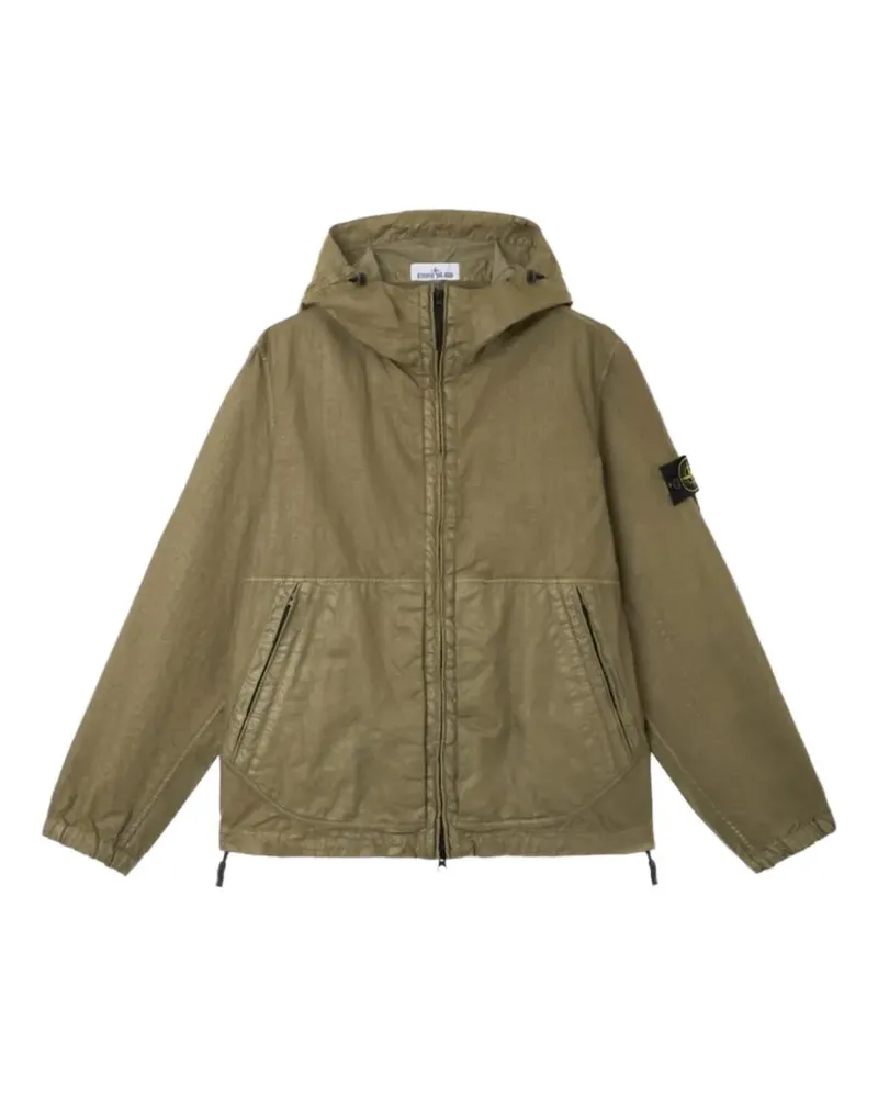 Stone Island 4100053 Panama-TC Jacke aus Bio-Nylon - Grün Grün