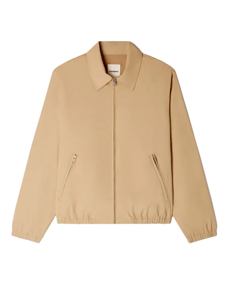 Sandro Jacke mit Reißverschluss - Nude Nude