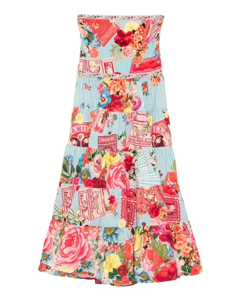 Camilla Gestufter Papers and Curious Capers Rock - Blau Blau