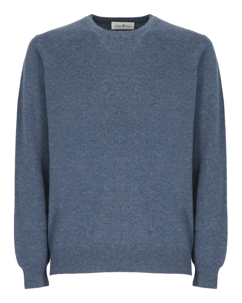 Della Ciana Pullover mit rundem Ausschnitt - Blau Blau