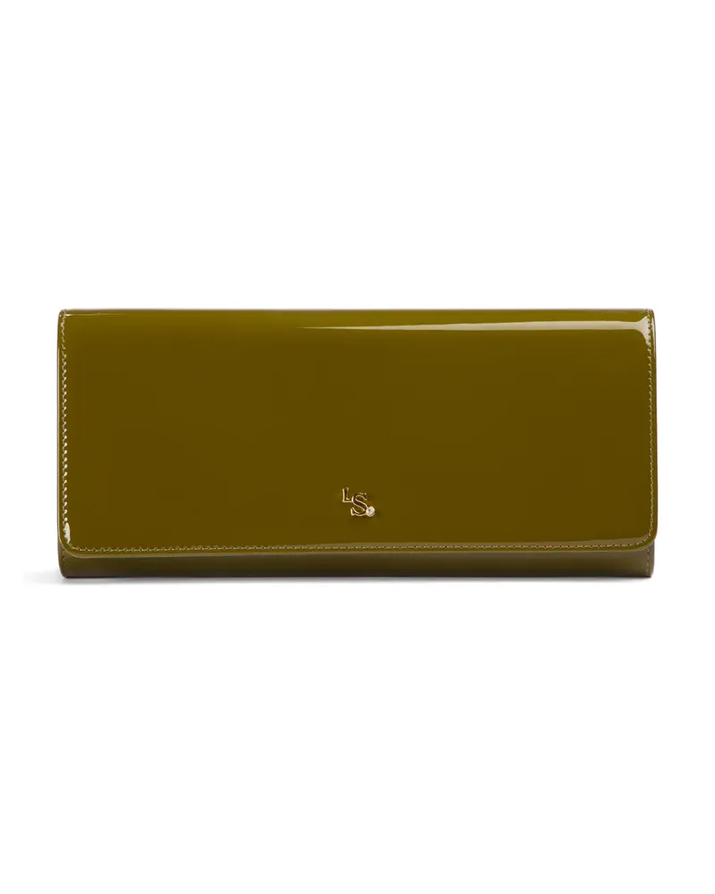 Le Silla Clutch aus Lackleder - Grün Grün