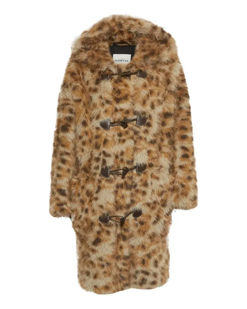 MUNTHE leopard-print coat - Nude Nude