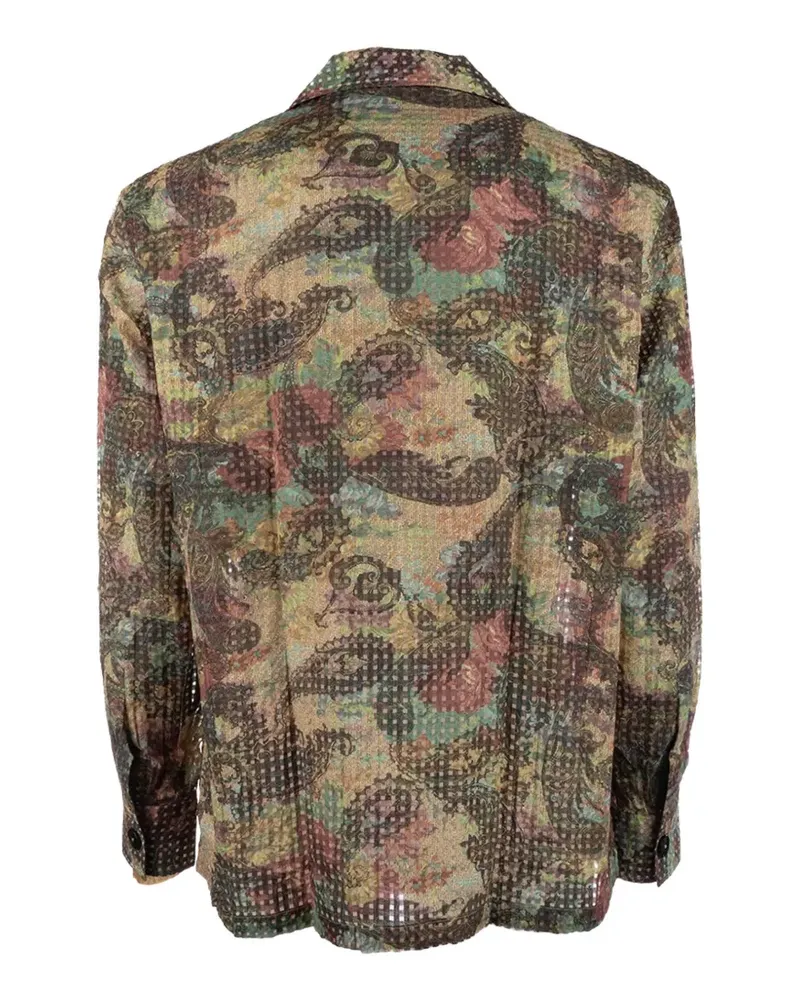 Gabriele Pasini floral paisley shirt - Nude Nude