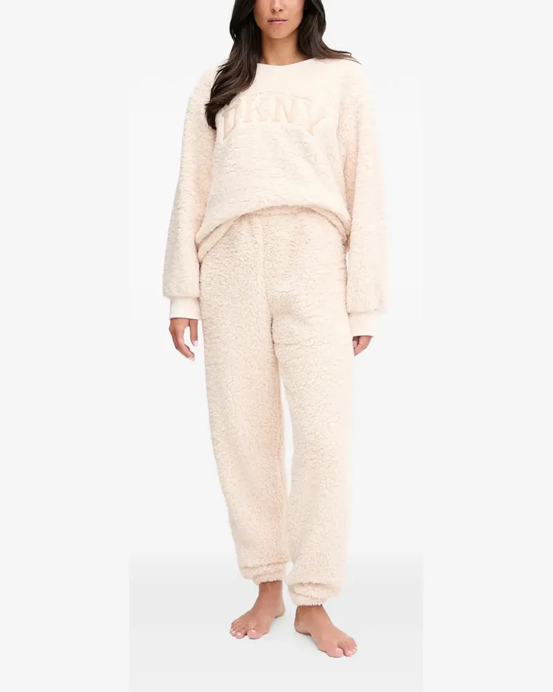 DKNY sherpa pajama set - Nude Nude