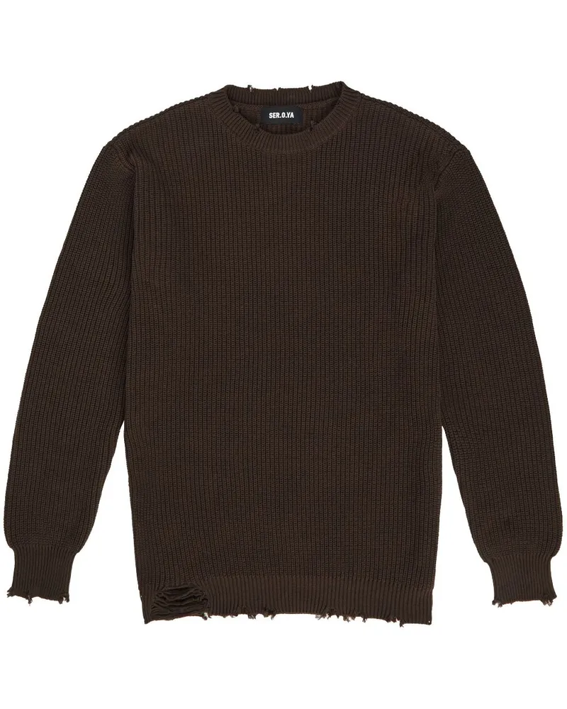 SER.O.YA Dylan Pullover - Braun Braun