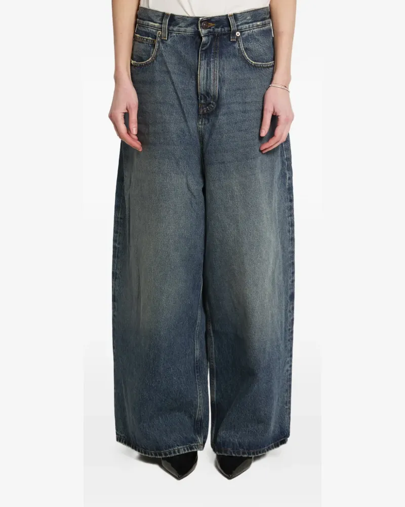 Balenciaga Tief sitzende Baggy-Jeans - Blau Blau