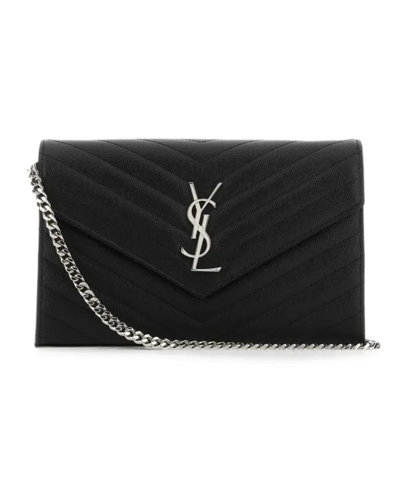 Saint Laurent quilted leather shoulder bag - Schwarz Schwarz