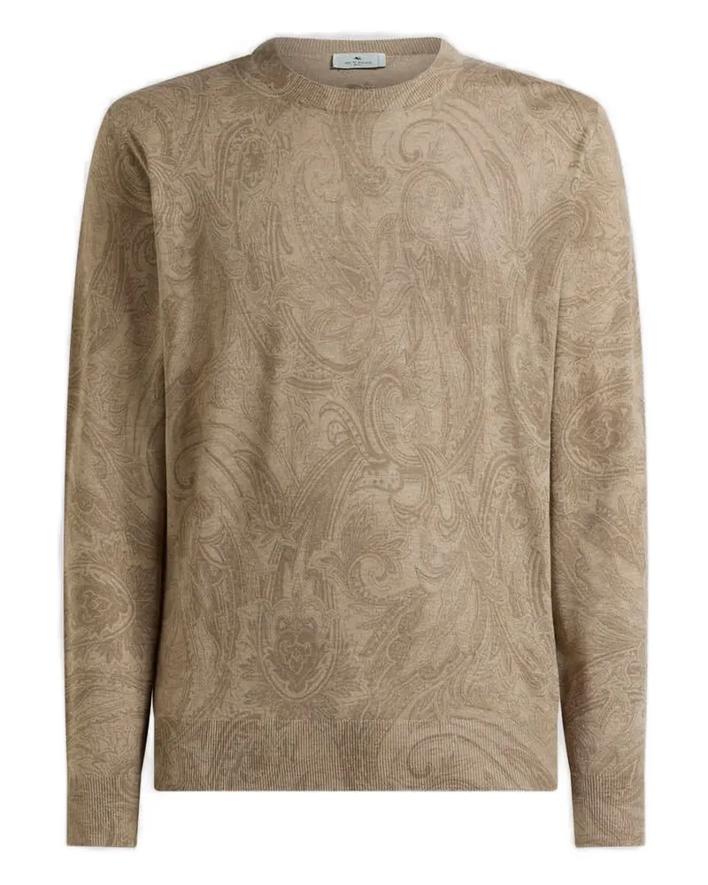 Etro Pullover mit Paisley-Print - Nude Nude