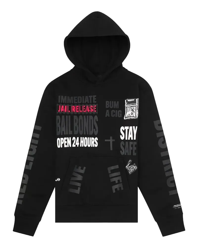 RTA Underground hoodie - Schwarz Schwarz