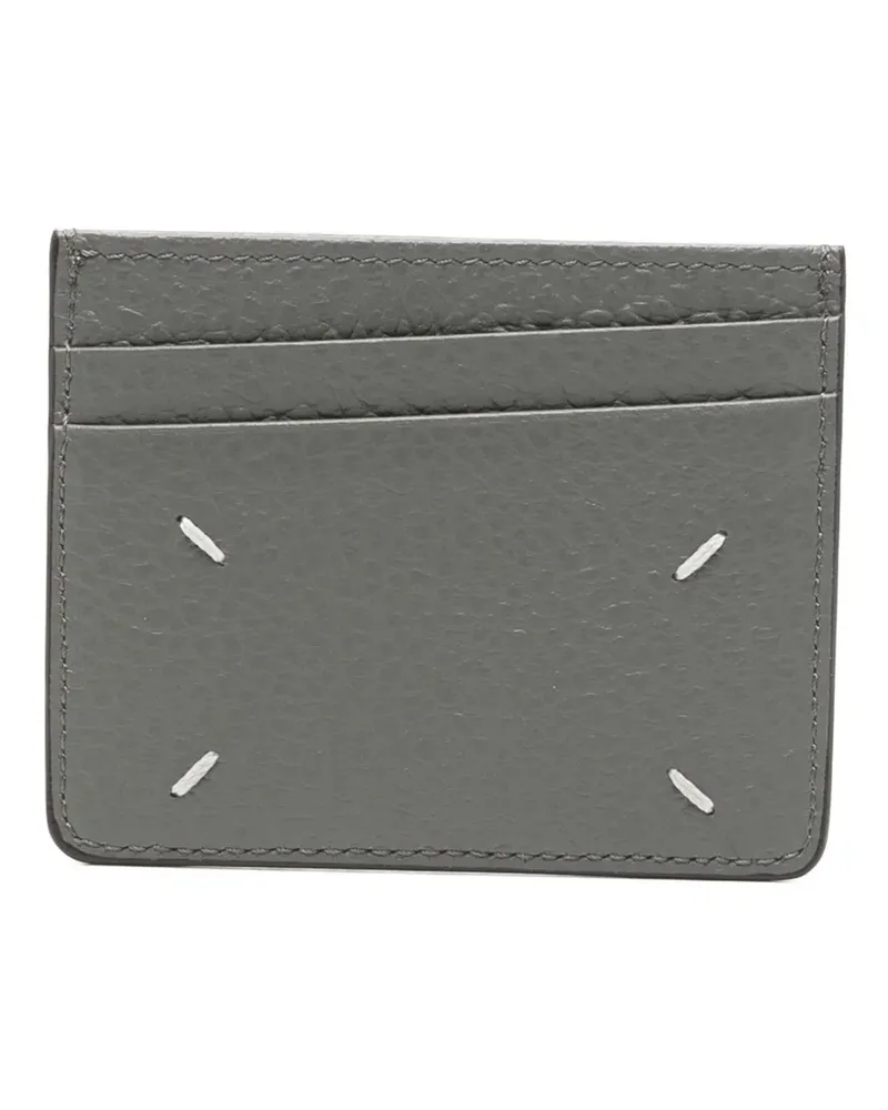 Maison Margiela Kartenetui aus Leder - Grau Grau