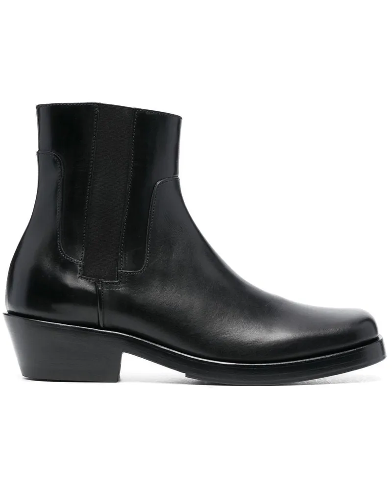 Raf Simons Stiefel mit Blockabsatz 45mm Schwarz